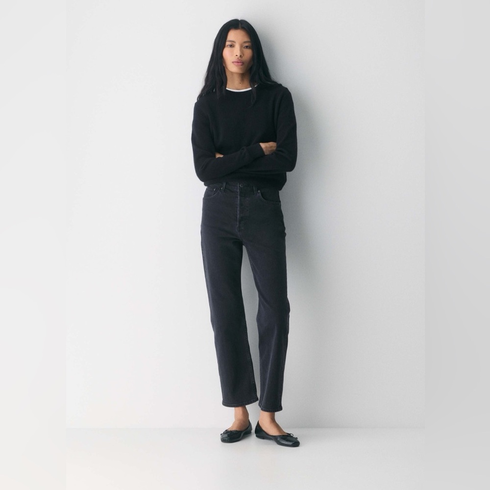 Denim Forum Arlo High-Rise Straight-Leg jeans